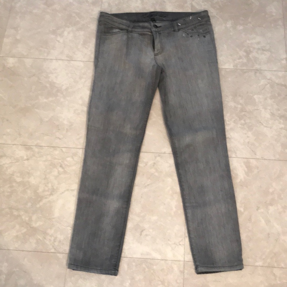bebe Gray Skinny Jeans 29